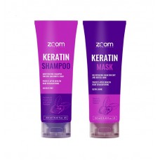 Комплект для домашнего ухода ZOOM Keratin Shampoo 250 ml + ZOOM Keratin Mask 250 ml